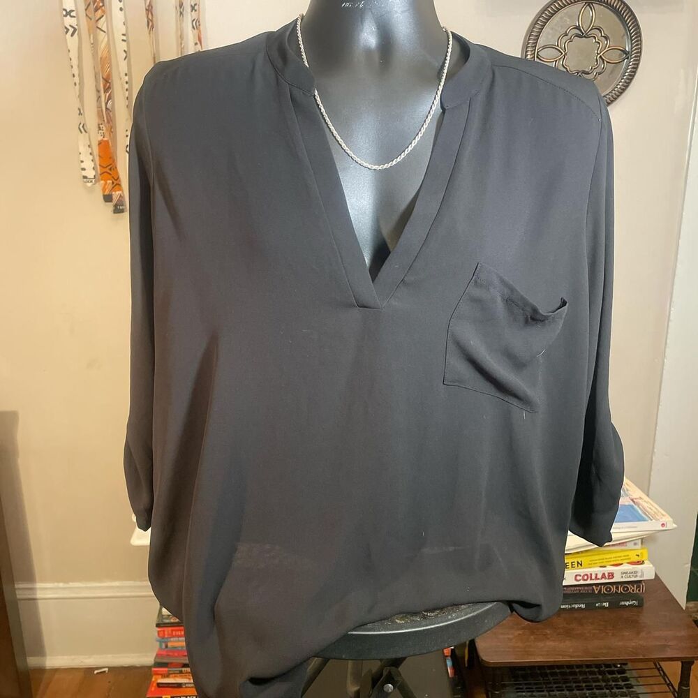 Lush-ltd Women's Black Blouse